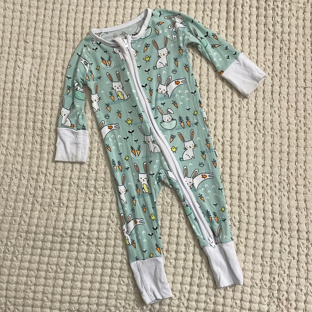 Little Sleepies Mint Bunny Size Newborn
